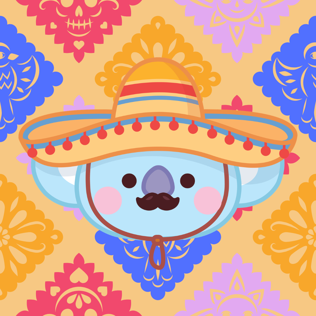 BT21 SOMBRERO KEYCHAIN