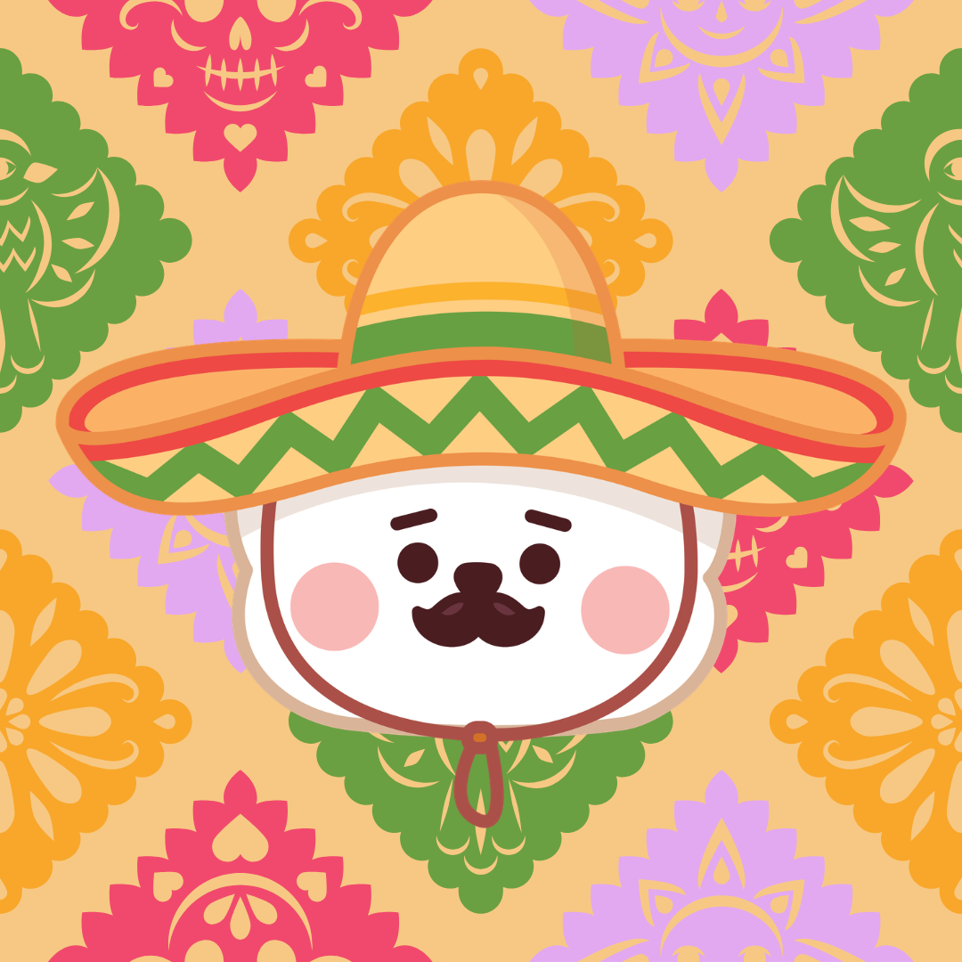 BT21 SOMBRERO KEYCHAIN