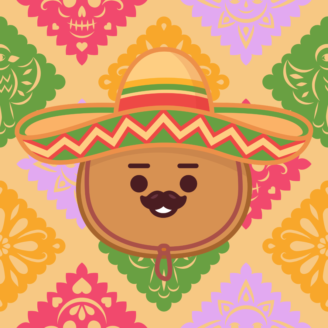 BT21 SOMBRERO KEYCHAIN