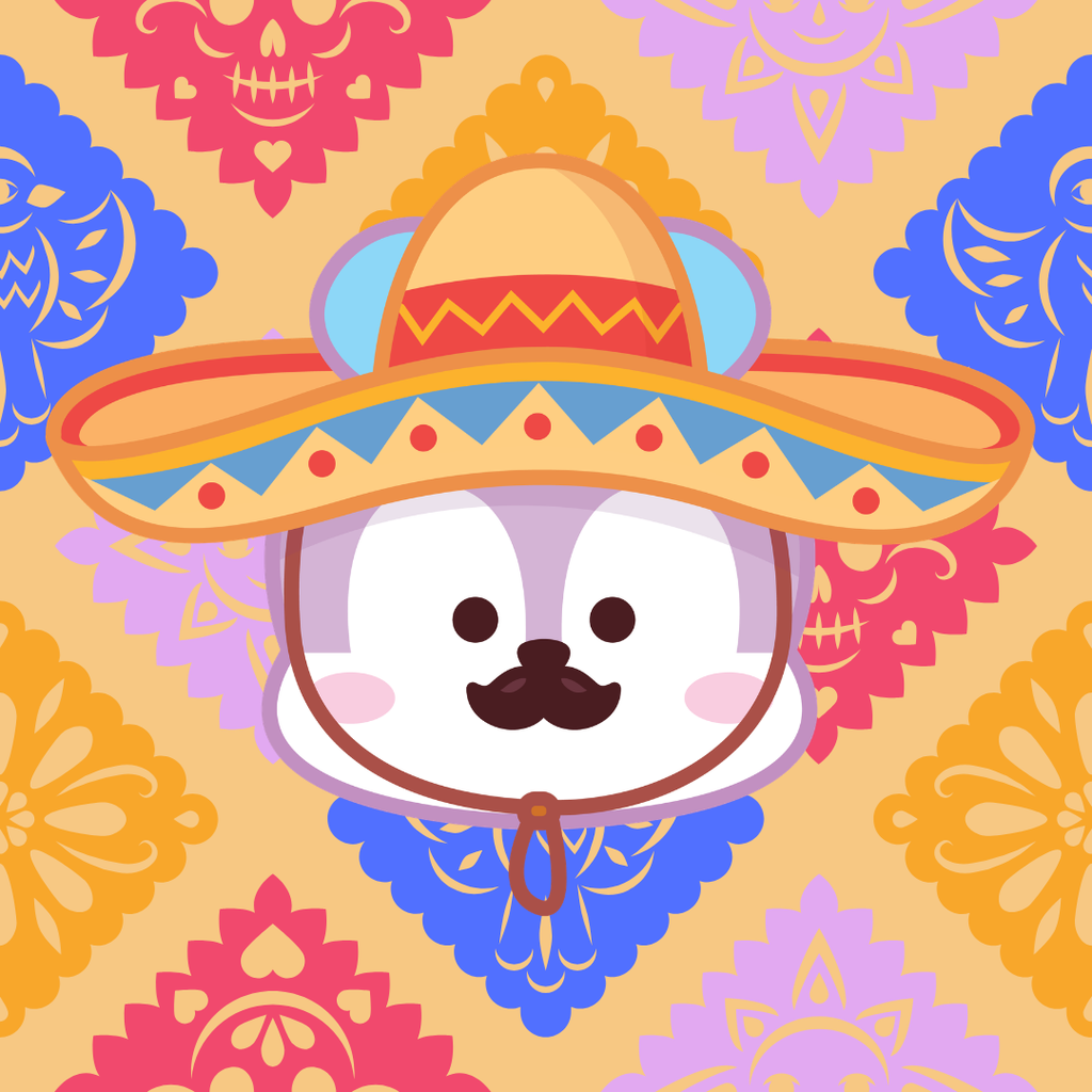 BT21 SOMBRERO KEYCHAIN