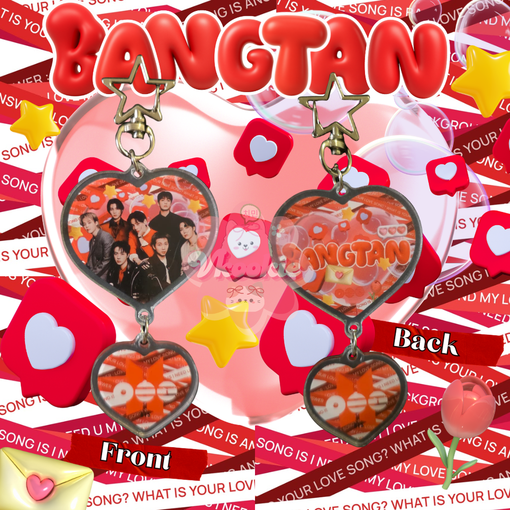 LINKED HEART BTS KEYCHAIN