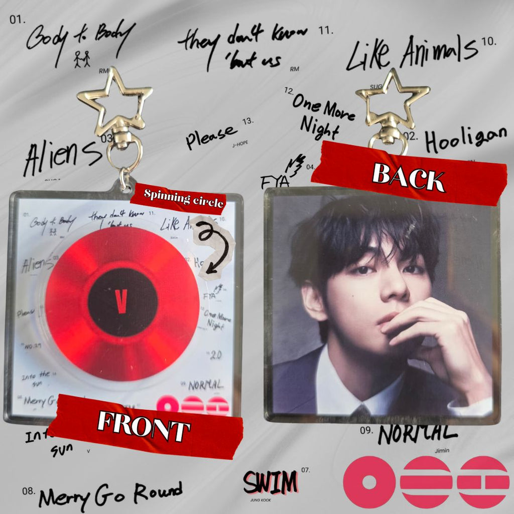 BTS Arirang Vinyl Keychain