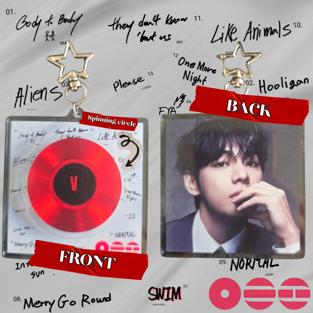 BTS Arirang Vinyl Keychain