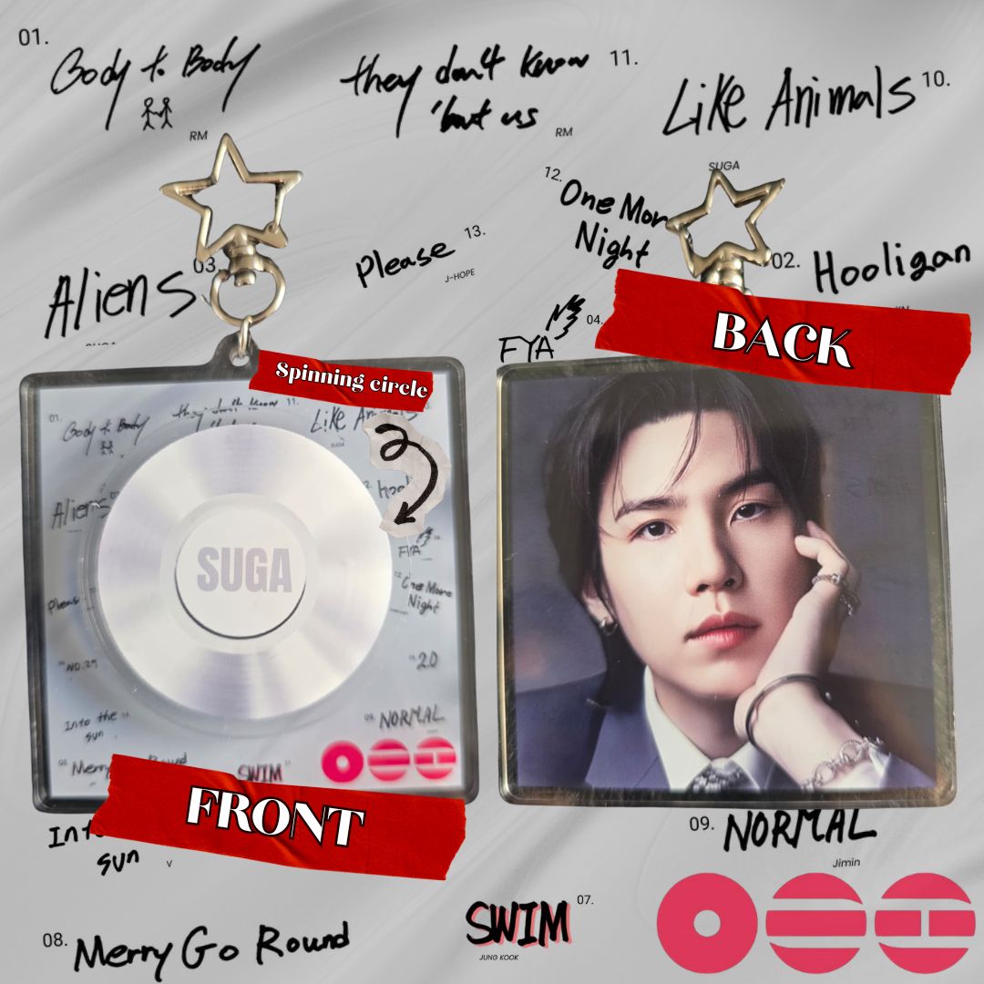 BTS Arirang Vinyl Keychain