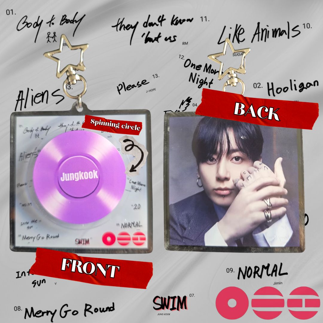 BTS Arirang Vinyl Keychain