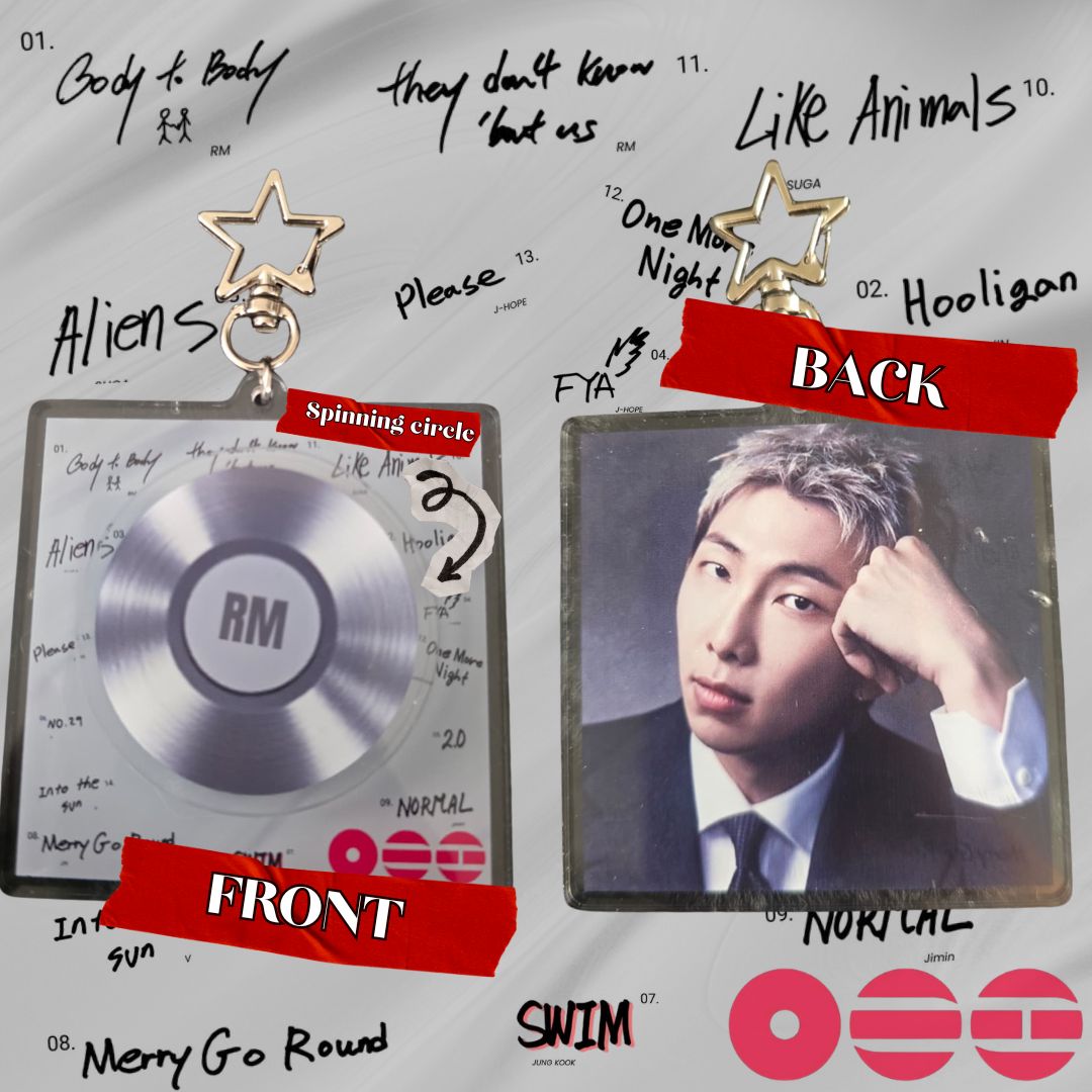 BTS Arirang Vinyl Keychain