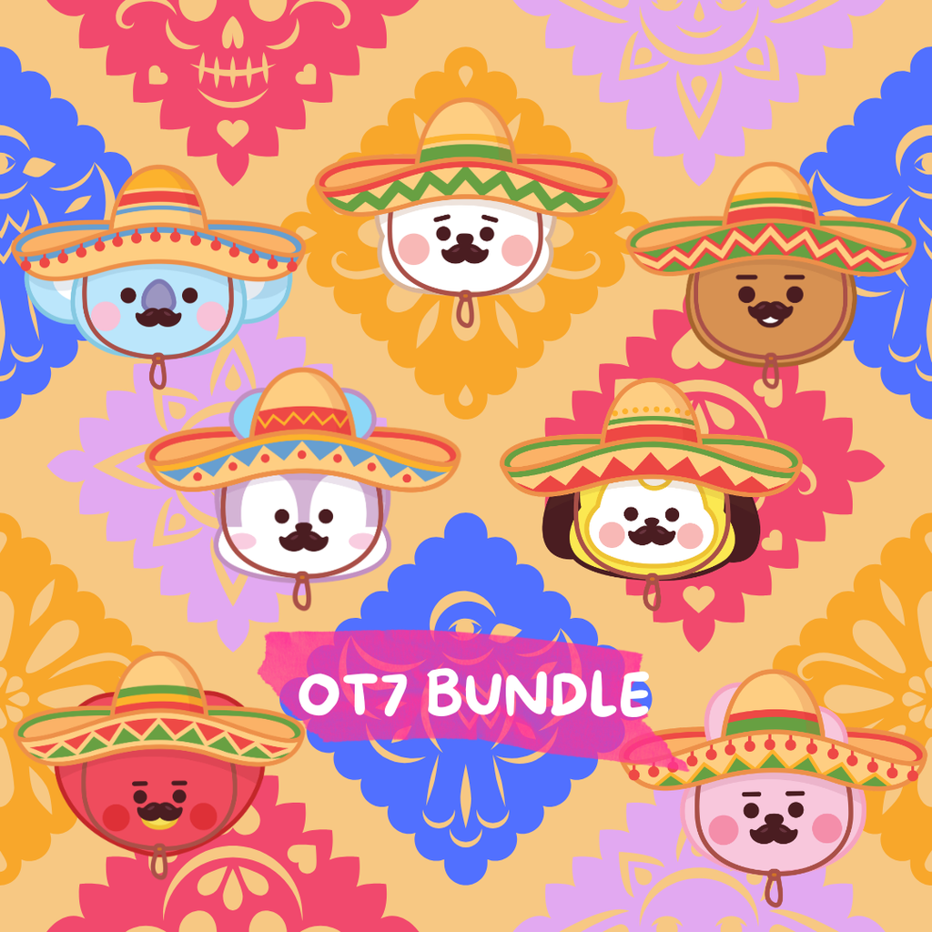 BT21 SOMBRERO KEYCHAIN